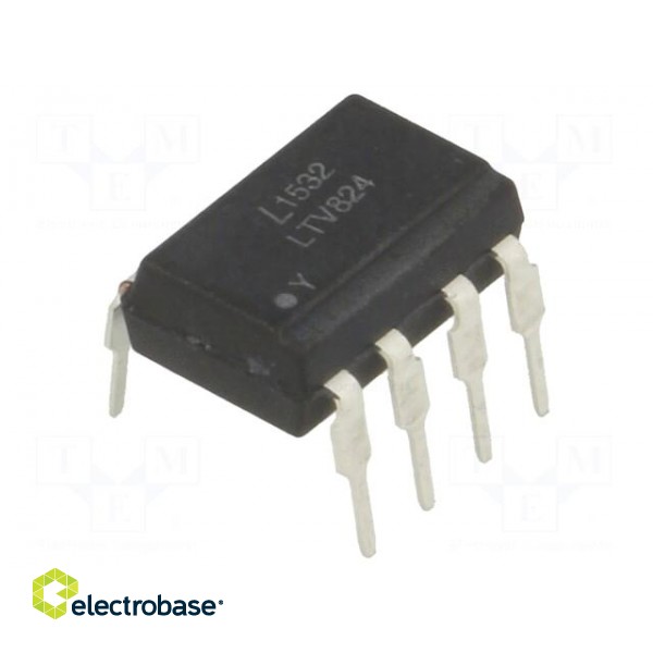 Optocoupler | THT | Ch: 2 | OUT: transistor | Uinsul: 5kV | Uce: 35V | DIP8