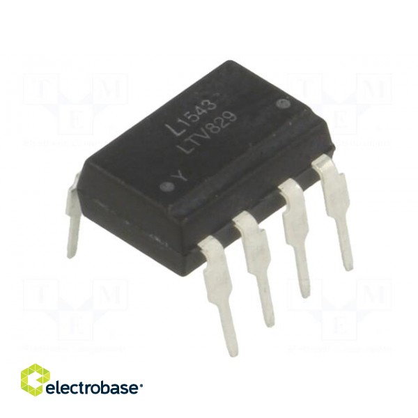 Optocoupler | THT | Channels: 2 | Out: transistor | Uinsul: 5kV | Uce: 50V