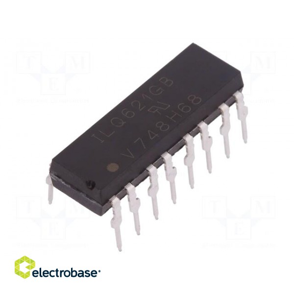 Optocoupler | THT | Ch: 4 | OUT: transistor | Uinsul: 5.3kV | Uce: 70V