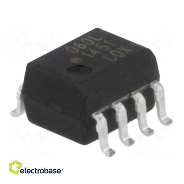 Optocoupler | SMD | Channels: 1 | Out: gate | 3.75kV | 15Mbps | SO8