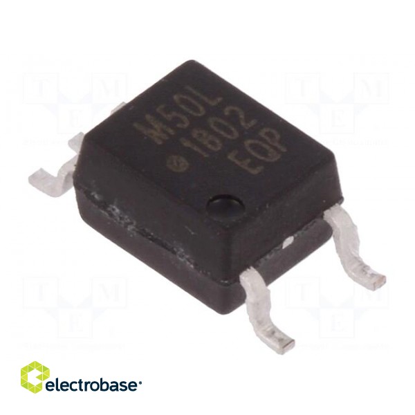 Optocoupler | SMD | Ch: 1 | OUT: transistor | 3.75kV | 1Mbps | SO5 | 20kV/μs фото 1