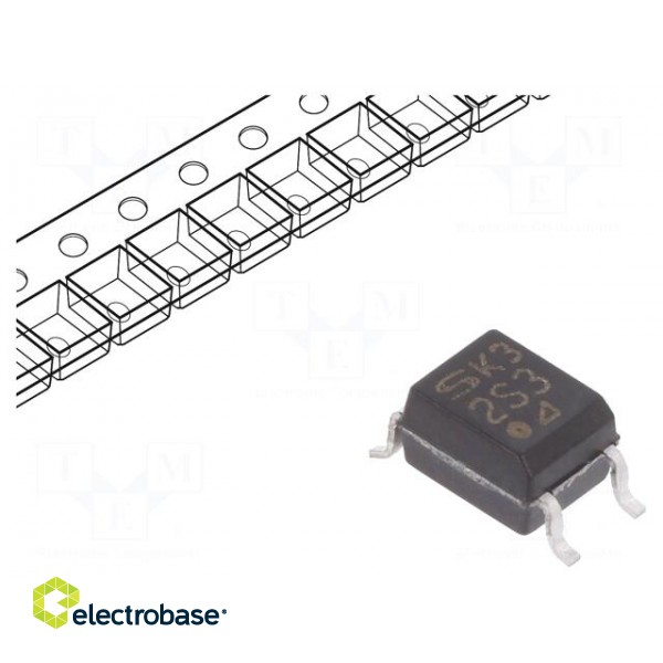 Optotriac | 3.75kV | without zero voltage crossing driver | Ch: 1