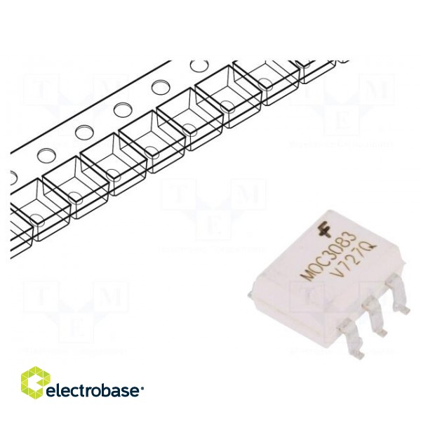 Optotriac | 4.17kV | triac | Gull wing 6 | Ch: 1 | MOC3083M | 0.6kV/μs