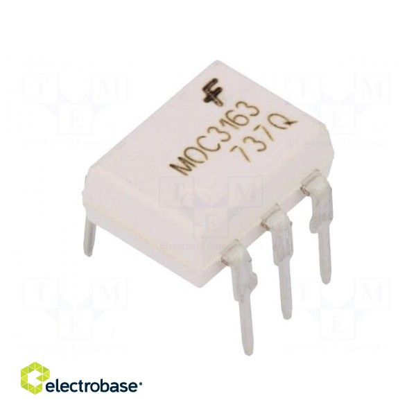 Optotriac | 4.17kV | zero voltage crossing driver | DIP6 | Ch: 1