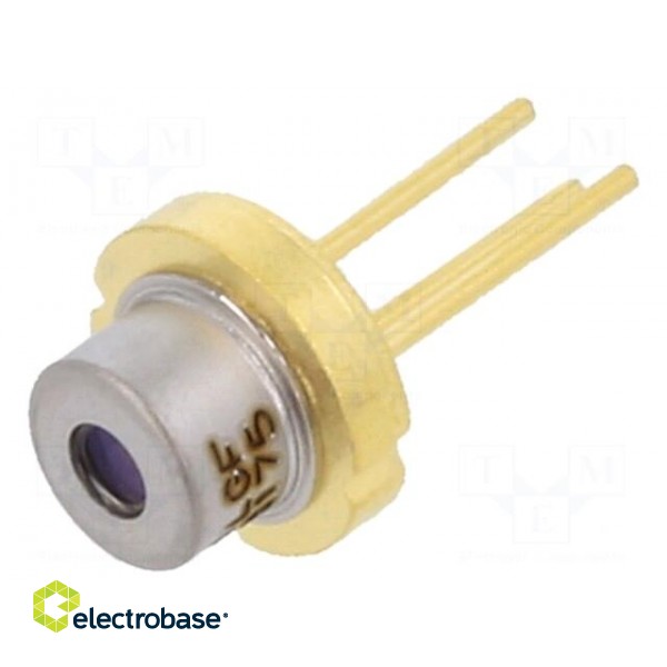Diode: laser | 645÷660nm | 7mW | 9/28 | THT | 2.2÷2.5VDC | red
