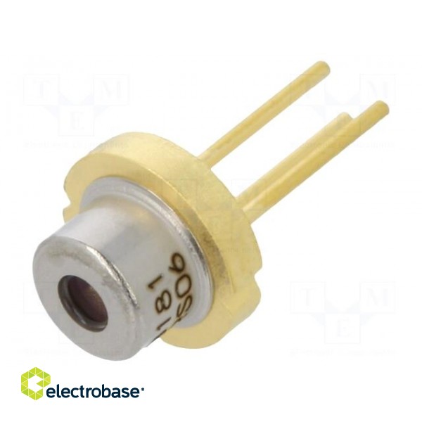 Diode: laser | 842-850nm | 5mW | 9/30 | Mounting: THT | 1.63÷1.9VDC фото 1