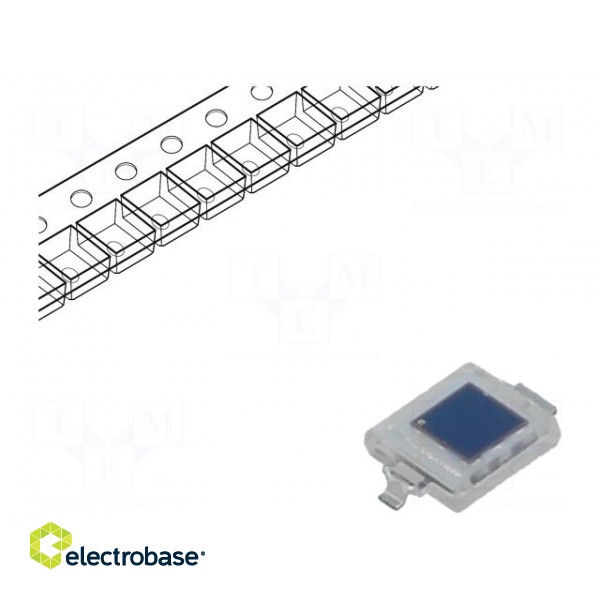 PIN IR photodiode | DIL | 950nm | 800-1100nm | 60° | Mounting: SMD | 2nA