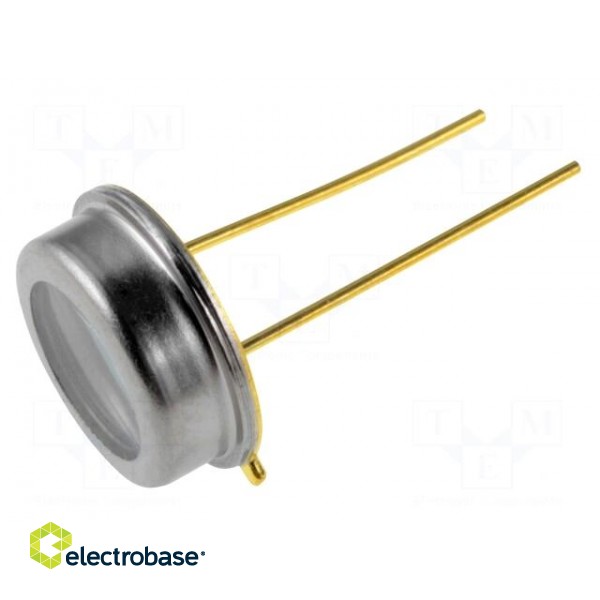 PIN IR photodiode | TO5 | 850nm | 400-1100nm | 55° | Mounting: THT | 2nA