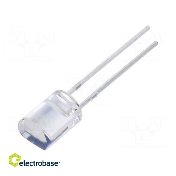 PIN photodiode | THT | 940nm | 5nA | rounded | flat | transparent