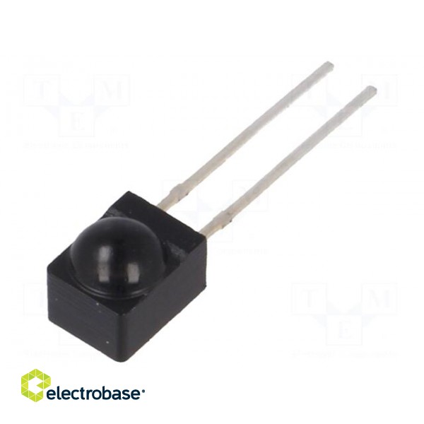 PIN photodiode | 950nm | 870-1050nm | 120° | Mounting: THT | Lens: black