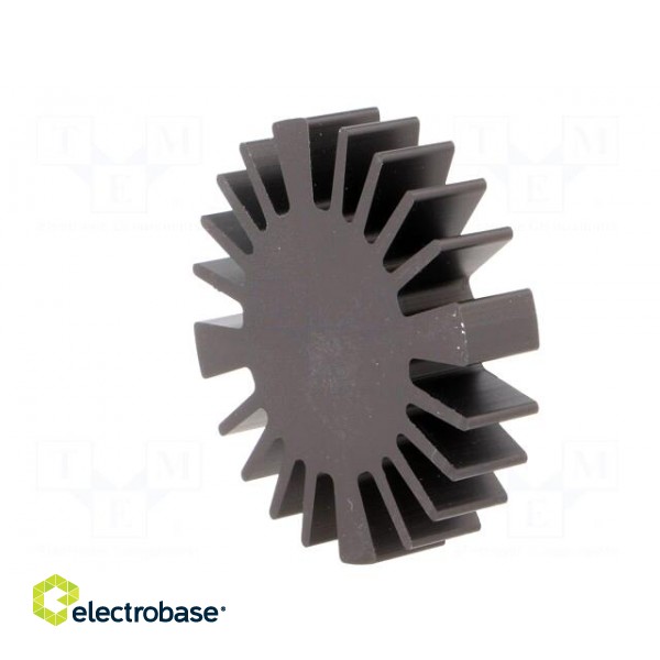 Heatsink | LED | Ø: 50mm | H: 10mm | 2.3K/W | Colour: black image 8