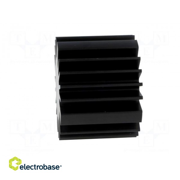 Heatsink | LED | Ø: 50mm | H: 37.5mm | Colour: black фото 3