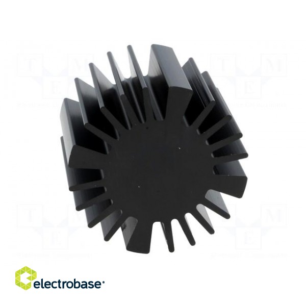 Heatsink | LED | Ø: 50mm | H: 37.5mm | Colour: black image 9