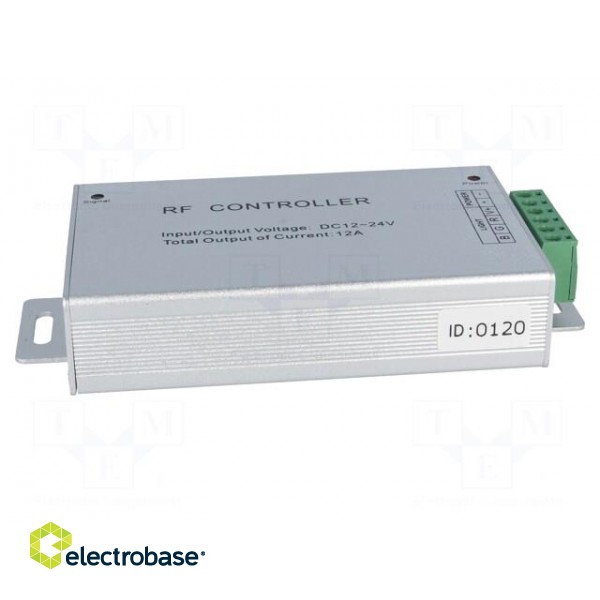 LED controller | Channels: 3 | 12A | Uout: 12/24VDC | Usup: 12/24VDC image 3