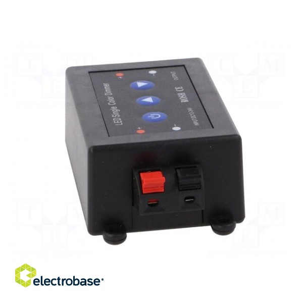 LED controller | dimming function | Channels: 1 | 8A | black | -20÷40°C фото 9