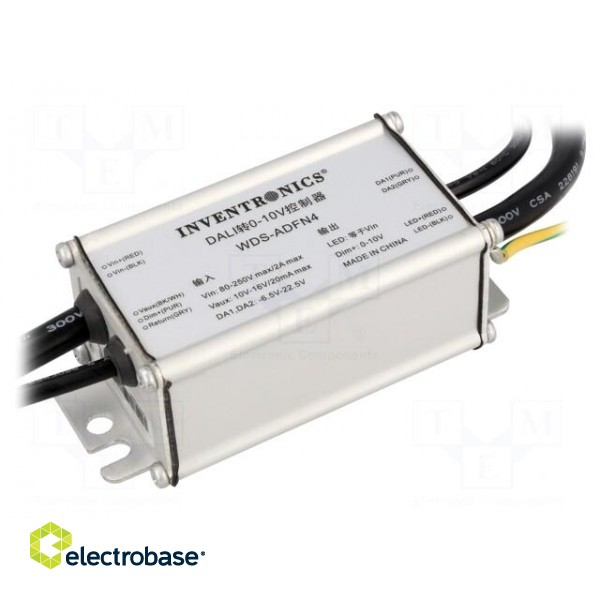 Power supply: DALI controller | LED | 80÷250V | IP67 | 74x42.4x34mm