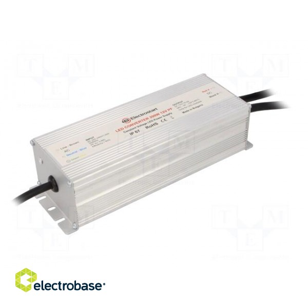 Power supply: switched-mode | 200W | 12VDC | 16.66A | 180÷295VAC | IP67