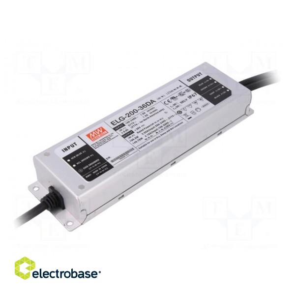Power supply: switched-mode | Communication: DALI | LED | 200W | 36VDC