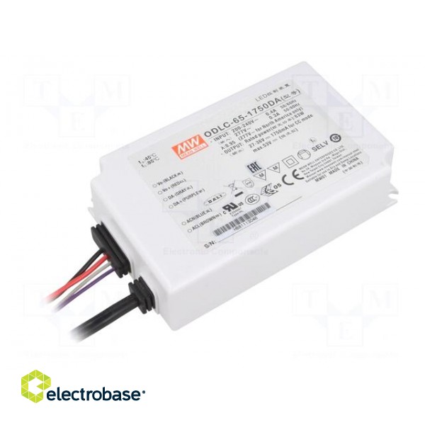 Power supply: switched-mode | Communication: DALI | LED | 63W | IP67