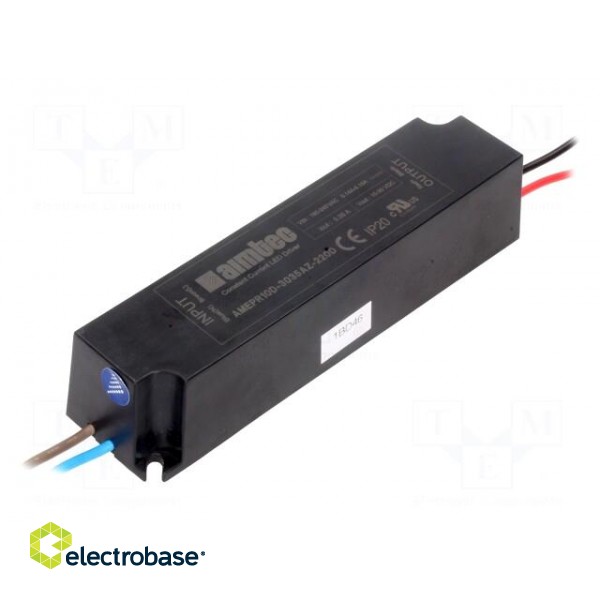 Power supply: switched-mode | LED | 10.5W | 15÷30VDC | 0.35A | IP20