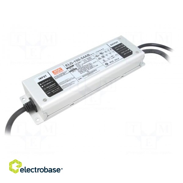 Power supply: switched-mode | LED | 105W | 54VDC | 49÷58VDC | 1.4÷2.8A