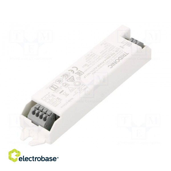 Power supply: switched-mode | LED | 10W | 10÷20VDC | 500mA | 198÷264VAC paveikslėlis 2