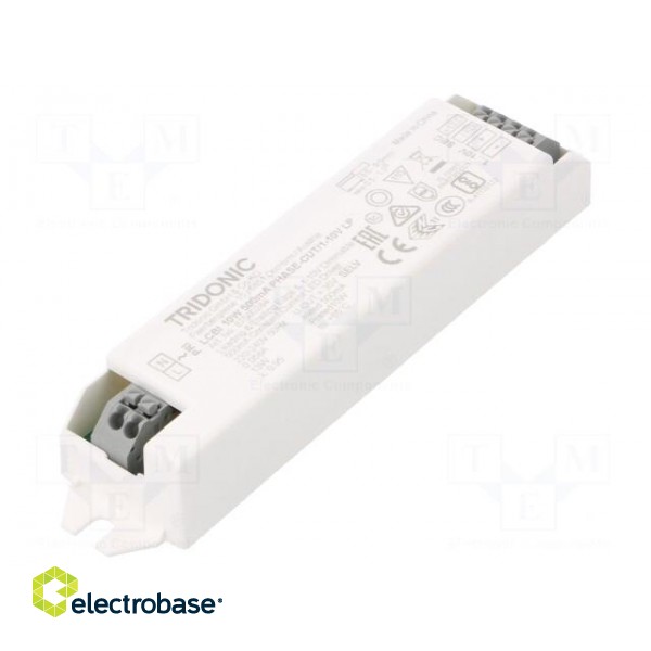 Power supply: switched-mode | LED | 10W | 10÷20VDC | 500mA | 198÷264VAC paveikslėlis 1