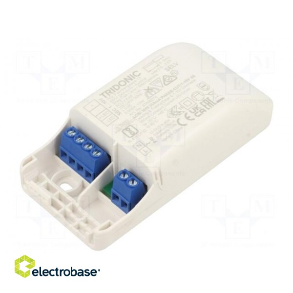 Power supply: switched-mode | LED | 10W | 14÷28VDC | 350mA | 198÷264VAC