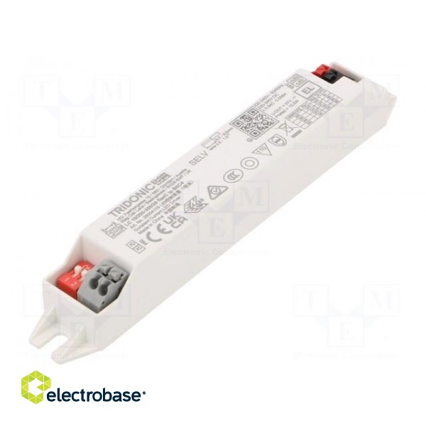 Power supply: switched-mode | LED | 10W | 14÷29VDC | 200÷350mA | IP20 фото 1