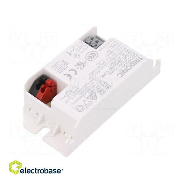 Power supply: switched-mode | LED | 10W | 20÷28.6VDC | 350mA | IP20 paveikslėlis 2