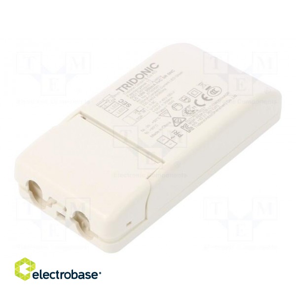 Power supply: switched-mode | LED | 10W | 20÷28.6VDC | 350mA | IP20 paveikslėlis 1