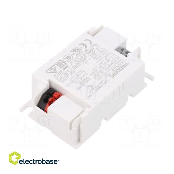 Power supply: switched-mode | LED | 10W | 30÷42VDC | 250mA | 198÷264VAC image 2