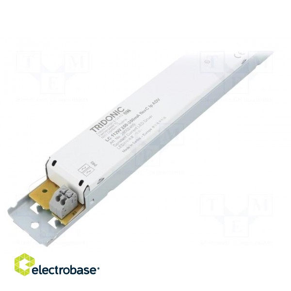 Power supply: switched-mode | LED | 112W | 143÷320VDC | 350mA | OUT: 1 image 2