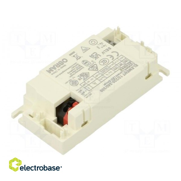 Power supply: switched-mode | LED | 12.6W | 24÷42VDC | 300mA | IP20 фото 2