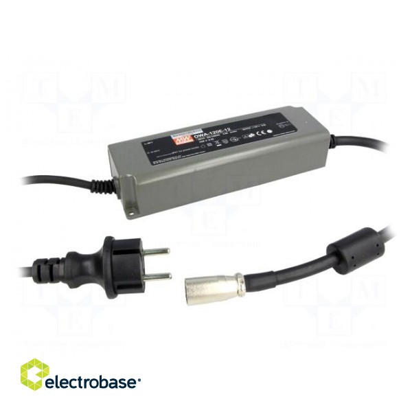 Power supply: switched-mode | LED | 120W | 12VDC | 10A | 90÷264VAC | IP67