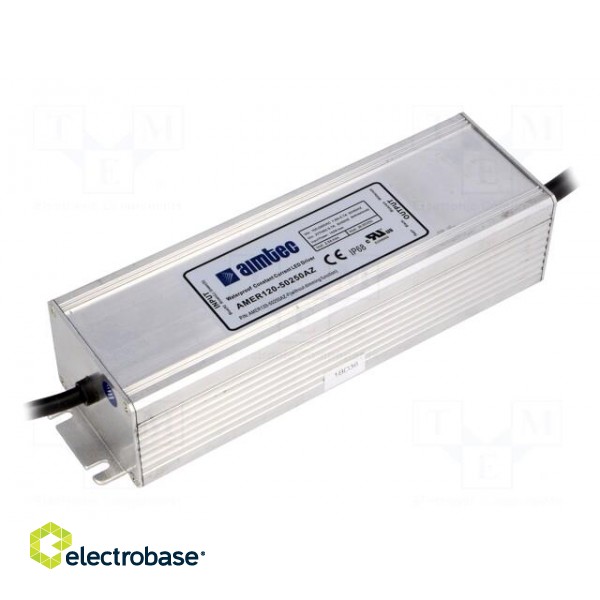 Power supply: switched-mode | LED | 125W | 36÷50VDC | 2.5A | 90÷305VAC