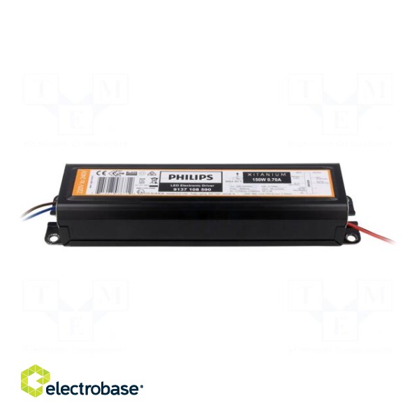 Power supply: switched-mode | LED | 150W | 60÷210VDC | 700mA | IP66
