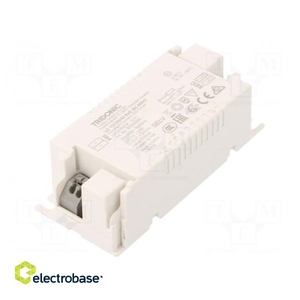 Power supply: switched-mode | LED | 15W | 30÷42VDC | 350mA | 198÷264VAC paveikslėlis 1