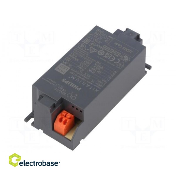 Power supply: switched-mode | LED | 16W | 31÷46VDC | 350mA | 220÷240VAC paveikslėlis 2