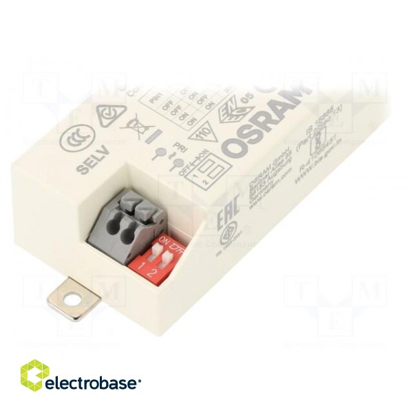 Power supply: switched-mode | LED | 17.7W | 30÷42VDC | 225÷350mA | IP20 image 2