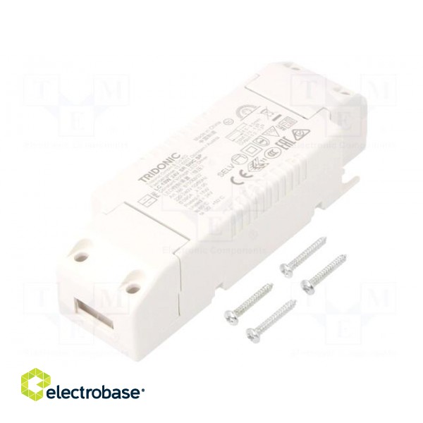 Power supply: switched-mode | LED | 18W | 24VDC | 225÷750mA | IP20 | LC