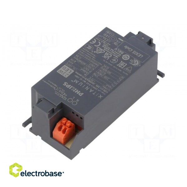 Power supply: switched-mode | LED | 23W | 31÷46VDC | 500mA | 220÷240VAC image 2