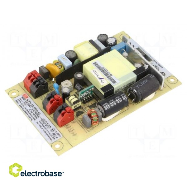 Power supply: switched-mode | LED | 24.96W | 48VDC | 0.52A | 90÷295VAC paveikslėlis 1