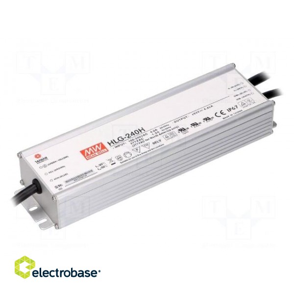 Power supply: switched-mode | LED | 240.24W | 42VDC | 5.72A | 90÷305VAC