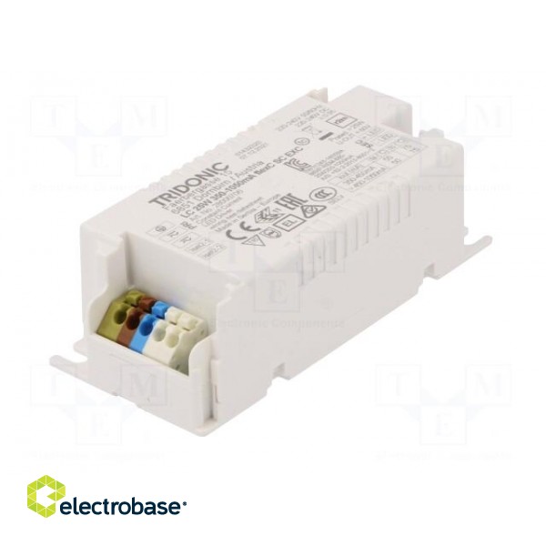 Power supply: switched-mode | LED | 25W | 20÷50VDC | 350÷1050mA | IP20 image 2