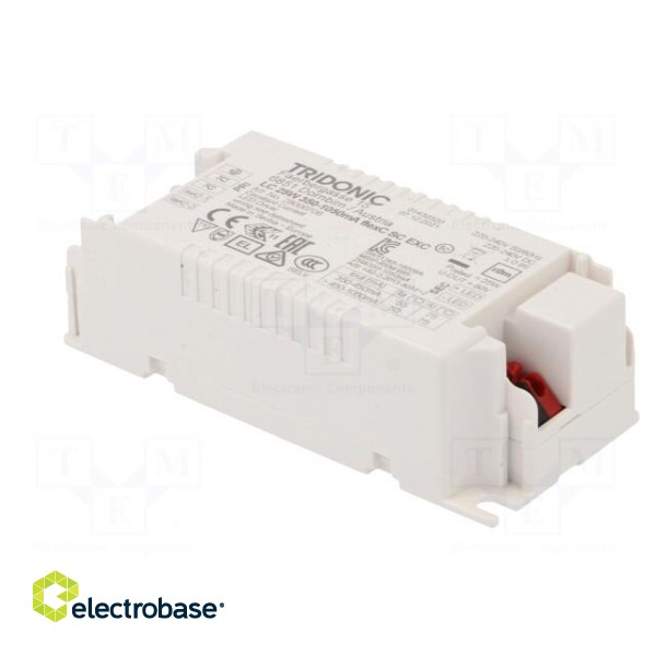 Power supply: switched-mode | LED | 25W | 20÷50VDC | 350÷1050mA | IP20 paveikslėlis 4