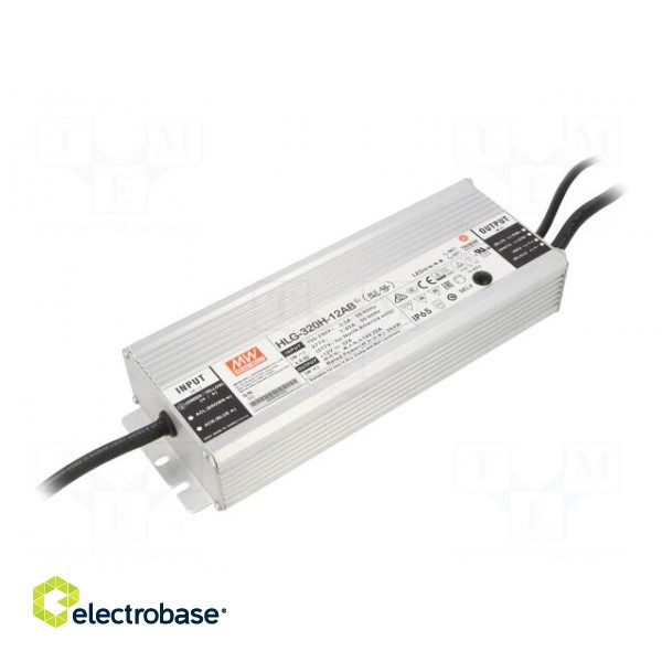 Power supply: switched-mode | LED | 264W | 12VDC | 10.8÷13.5VDC | IP65