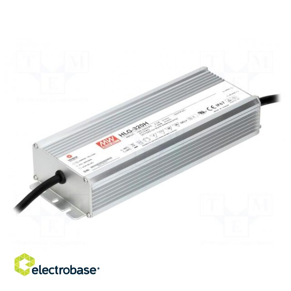 Power supply: switched-mode | LED | 320W | 48VDC | 6.7A | 90÷305VAC