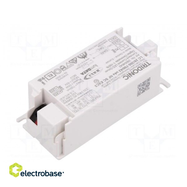 Power supply: switched-mode | LED | 28W | 7.5÷42VDC | 300÷700mA | IP20 image 2