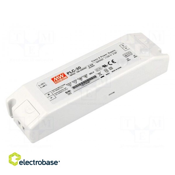 Power supply: switched-mode | LED | 30.24W | 48VDC | 0.63A | 90÷264VAC